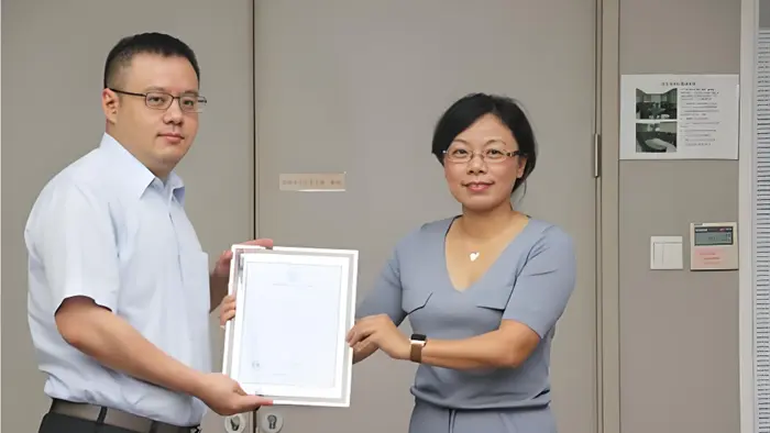 Qiansheng Heavy Industry prejme certifikat ISO 9001, kar krepi globalno zaupanje