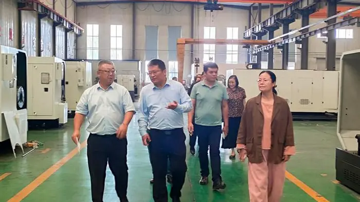 Čezmorske stranke obiščejo tovarno težke industrije Qiansheng za pregled na kraju samem